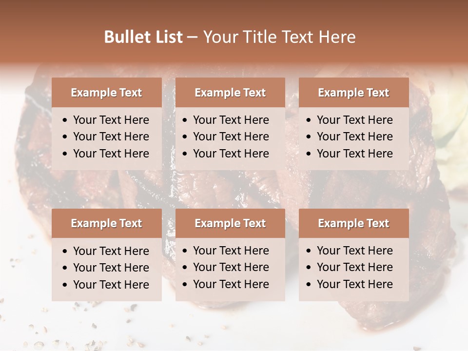 Isolated Lunch Hunger PowerPoint Template