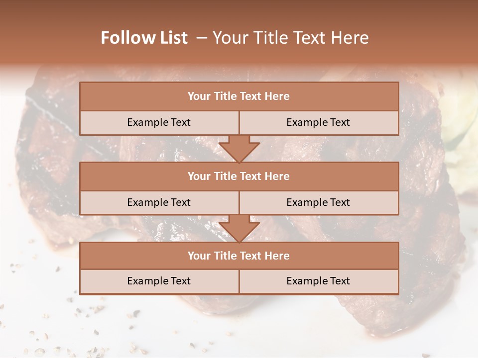 Isolated Lunch Hunger PowerPoint Template