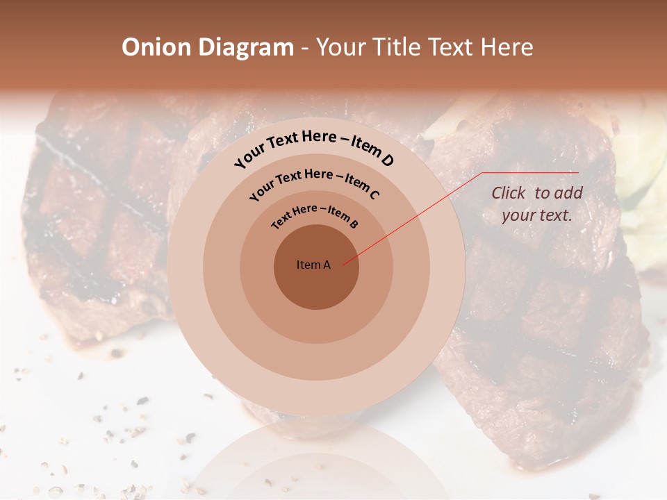 Isolated Lunch Hunger PowerPoint Template