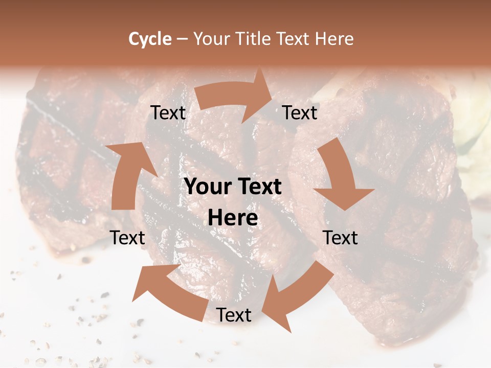 Isolated Lunch Hunger PowerPoint Template