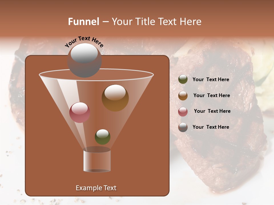 Isolated Lunch Hunger PowerPoint Template