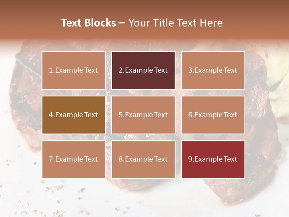 Isolated Lunch Hunger PowerPoint Template