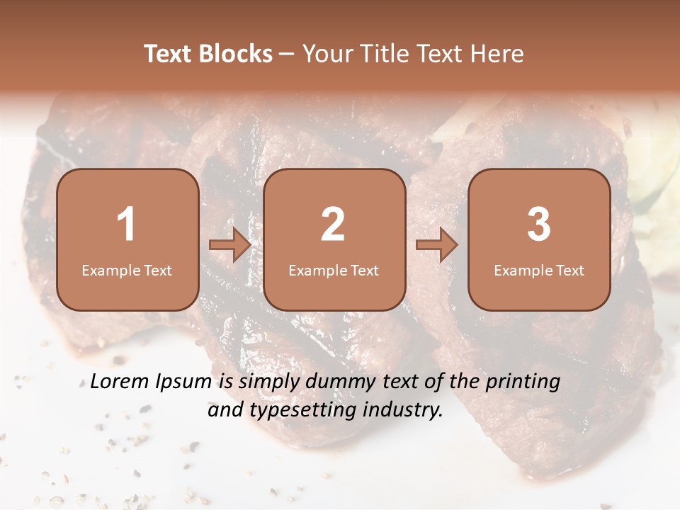 Isolated Lunch Hunger PowerPoint Template
