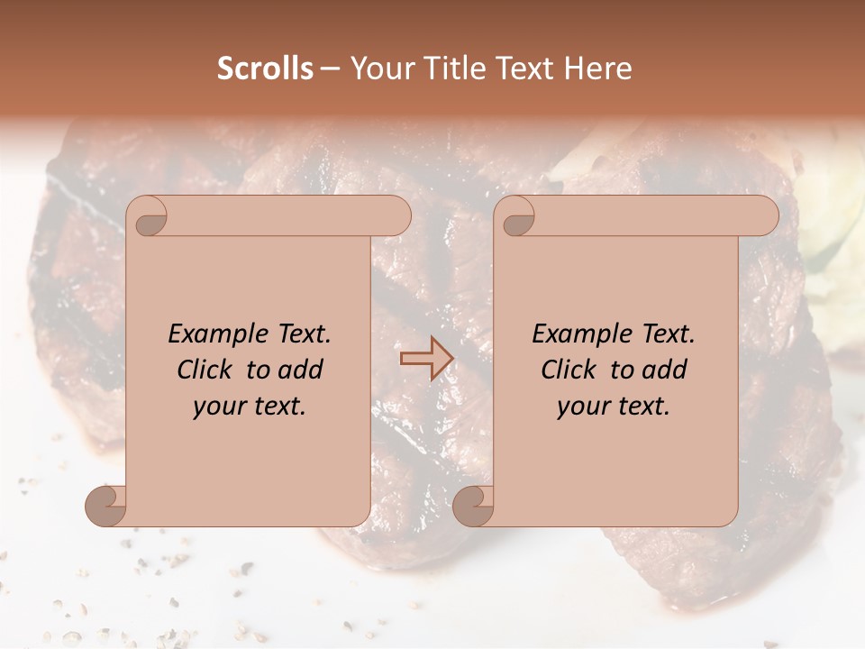 Isolated Lunch Hunger PowerPoint Template