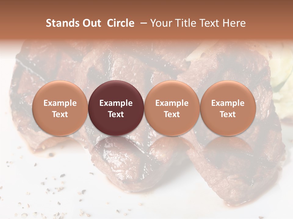 Isolated Lunch Hunger PowerPoint Template