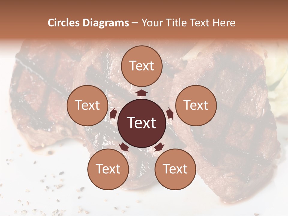 Isolated Lunch Hunger PowerPoint Template