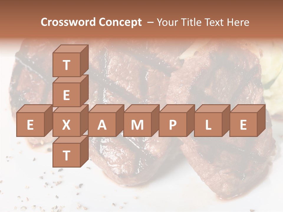 Isolated Lunch Hunger PowerPoint Template