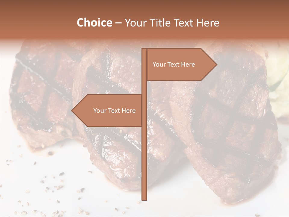 Isolated Lunch Hunger PowerPoint Template