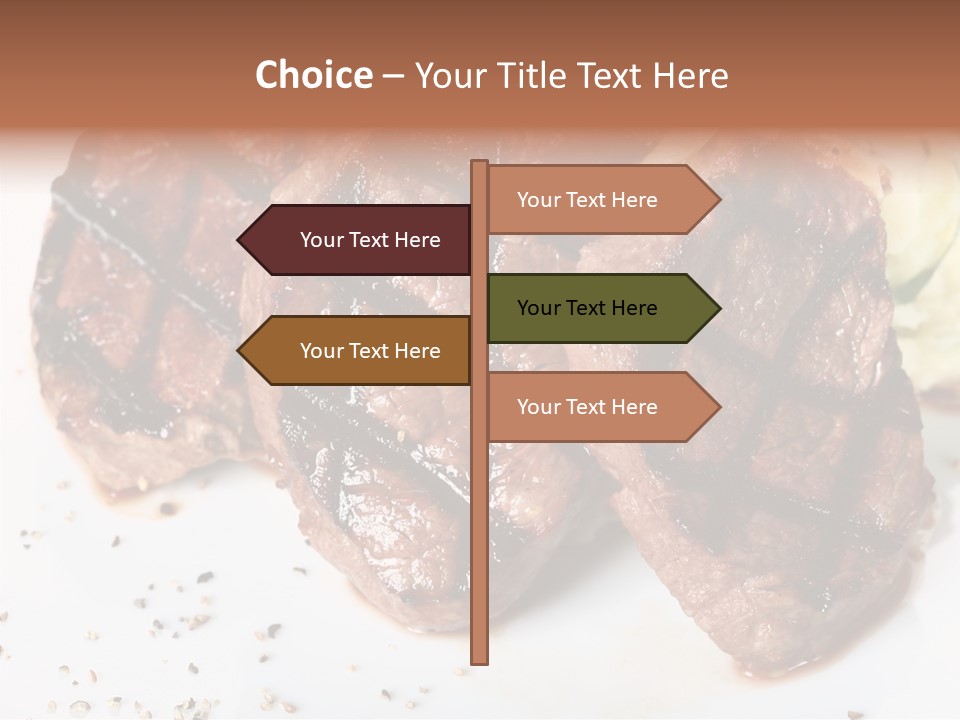 Isolated Lunch Hunger PowerPoint Template