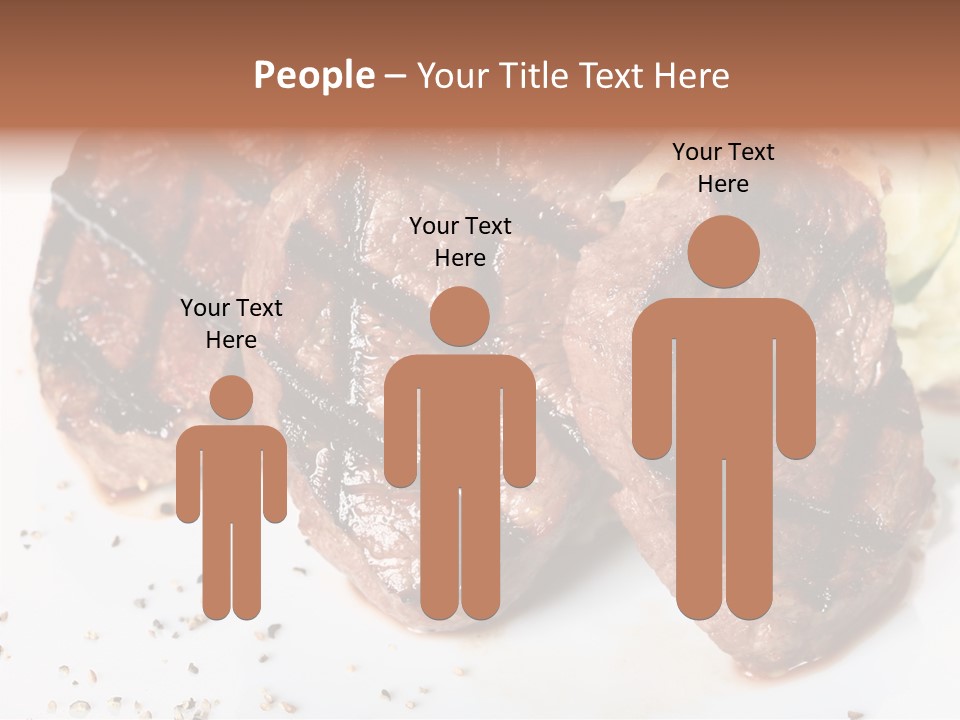 Isolated Lunch Hunger PowerPoint Template