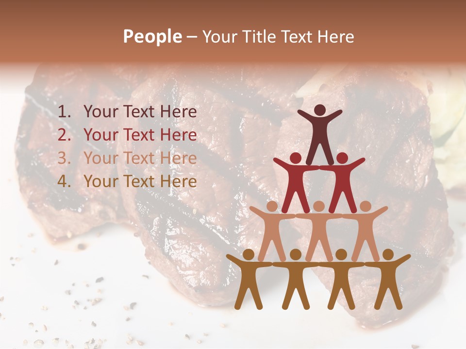 Isolated Lunch Hunger PowerPoint Template