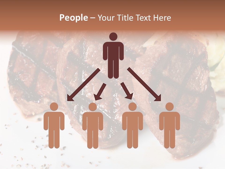 Isolated Lunch Hunger PowerPoint Template