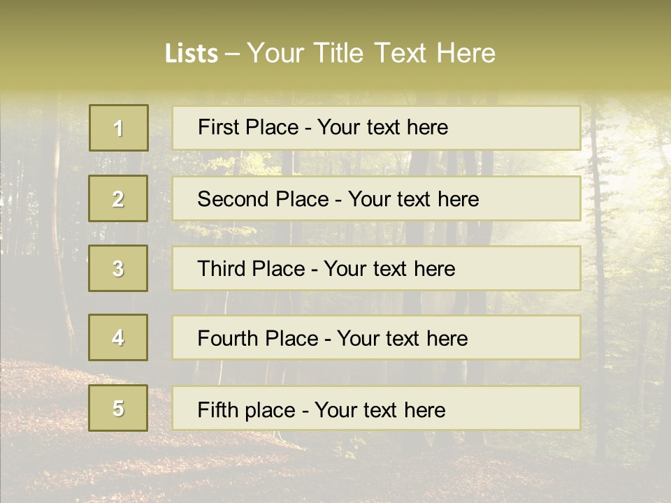 Leaves Environment Foliage PowerPoint Template
