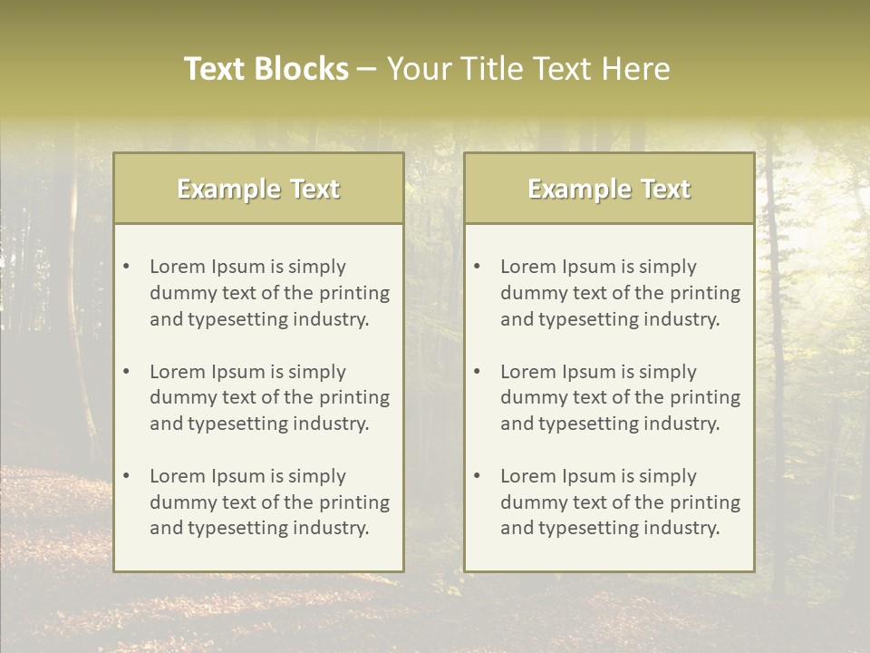 Leaves Environment Foliage PowerPoint Template