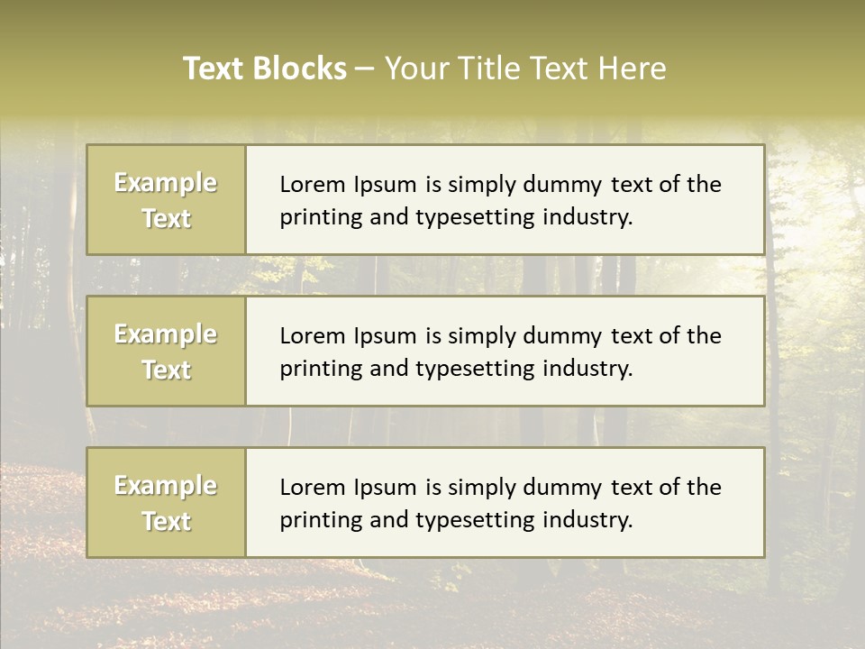 Leaves Environment Foliage PowerPoint Template