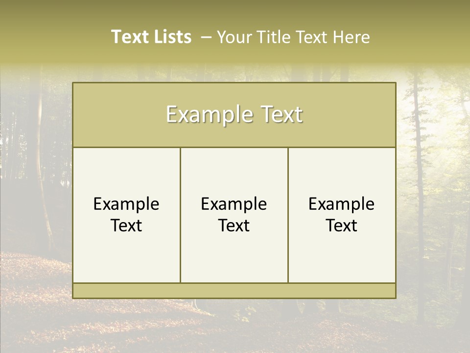 Leaves Environment Foliage PowerPoint Template
