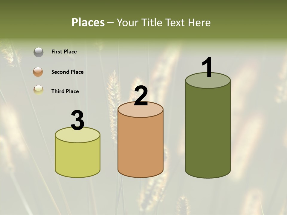 Light Calendar Grass PowerPoint Template