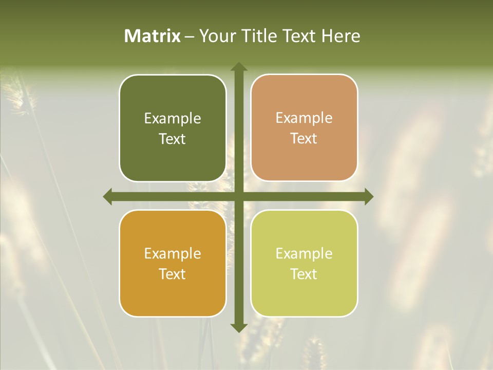 Light Calendar Grass PowerPoint Template