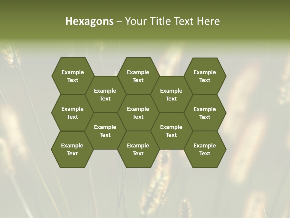 Light Calendar Grass PowerPoint Template