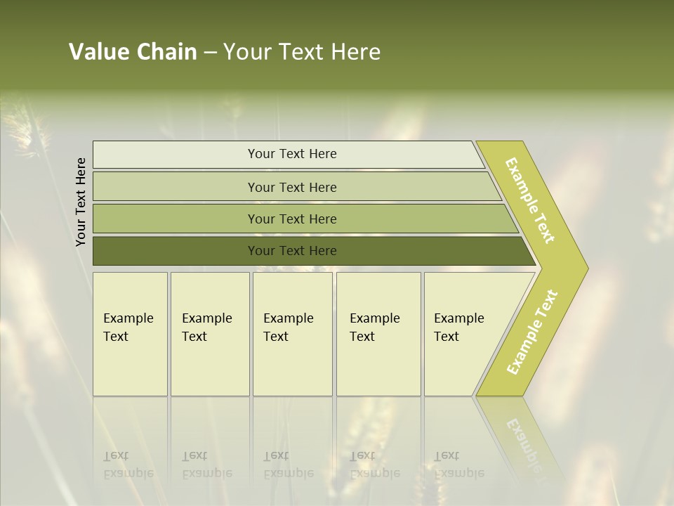 Light Calendar Grass PowerPoint Template