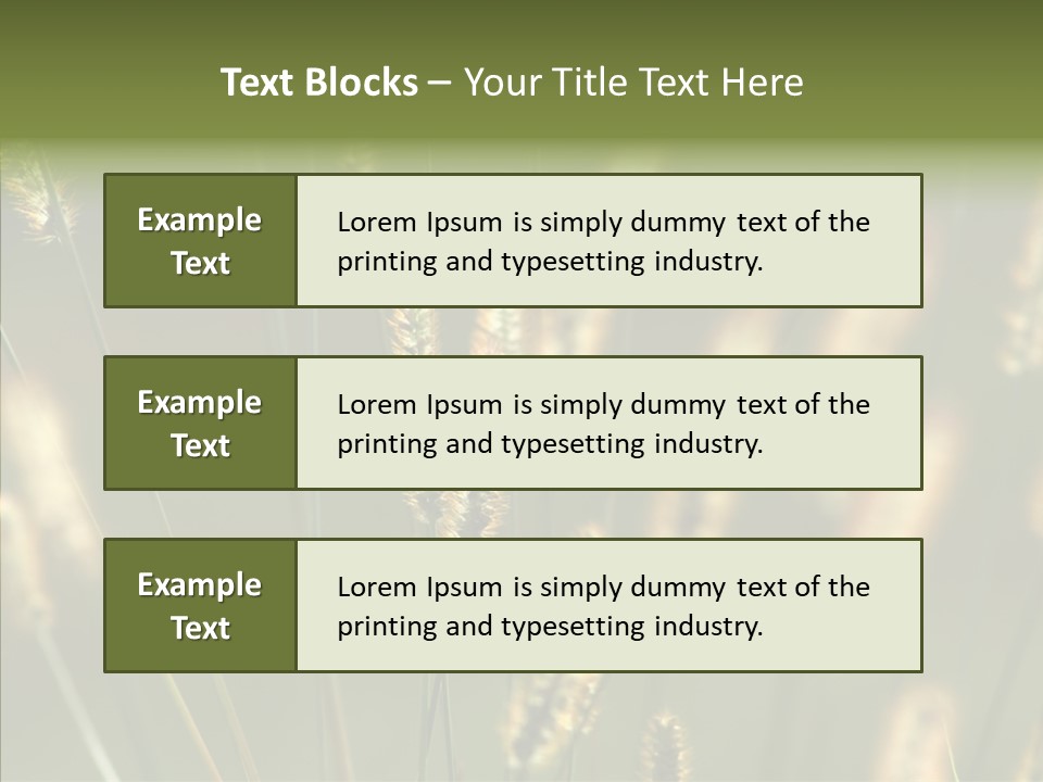 Light Calendar Grass PowerPoint Template