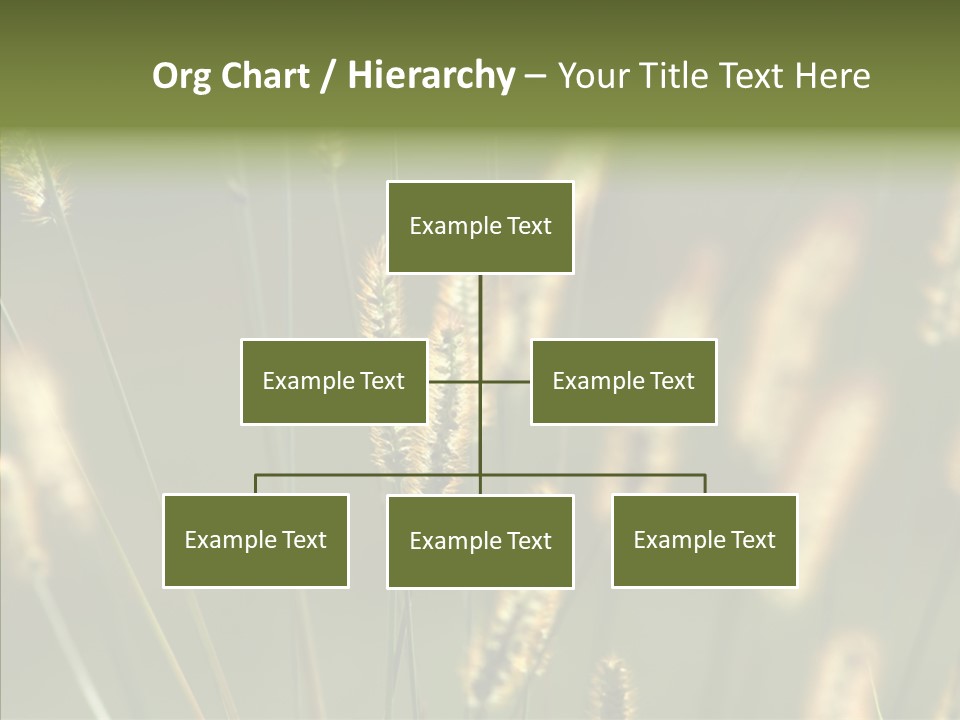 Light Calendar Grass PowerPoint Template