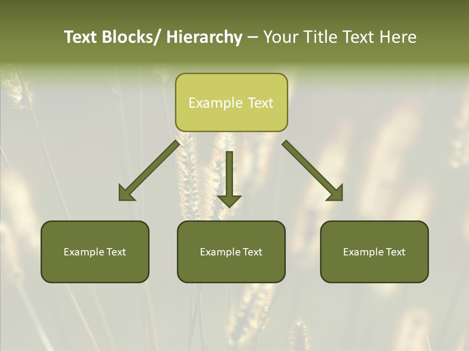 Light Calendar Grass PowerPoint Template