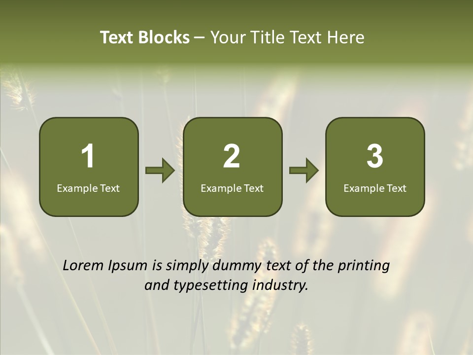Light Calendar Grass PowerPoint Template