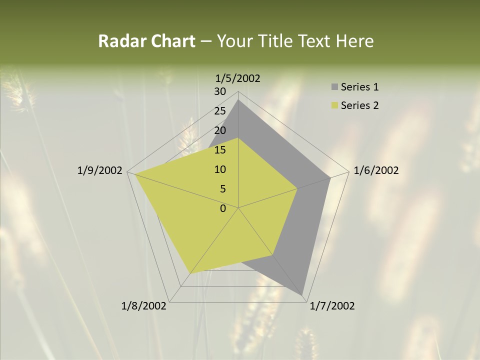 Light Calendar Grass PowerPoint Template