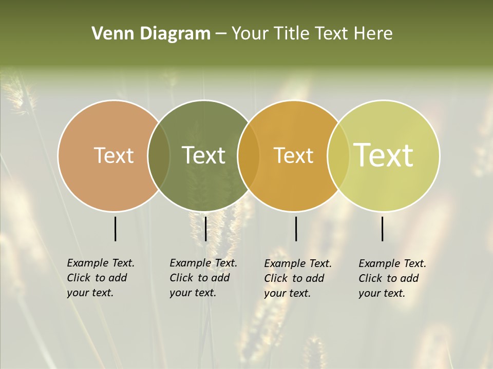 Light Calendar Grass PowerPoint Template