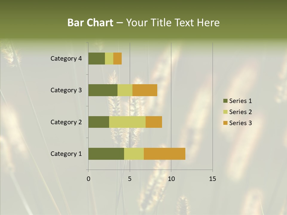 Light Calendar Grass PowerPoint Template