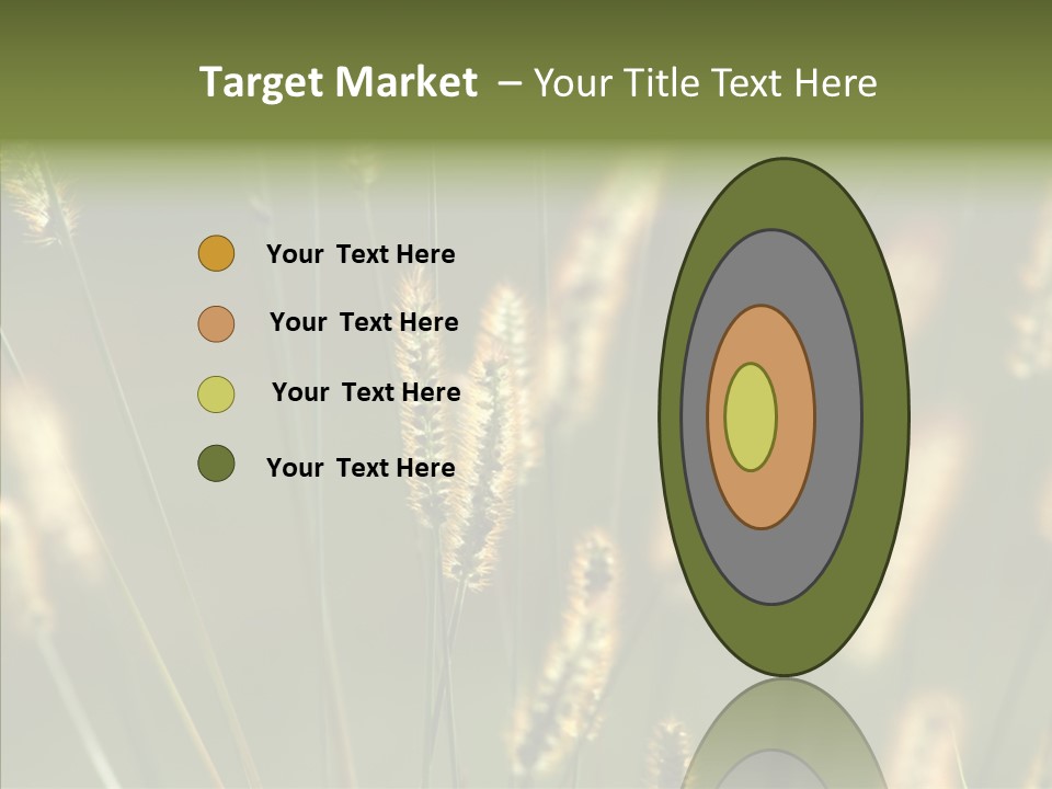 Light Calendar Grass PowerPoint Template