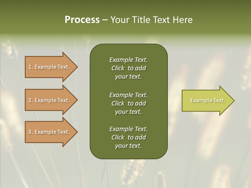 Light Calendar Grass PowerPoint Template