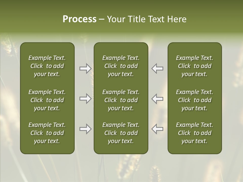 Light Calendar Grass PowerPoint Template