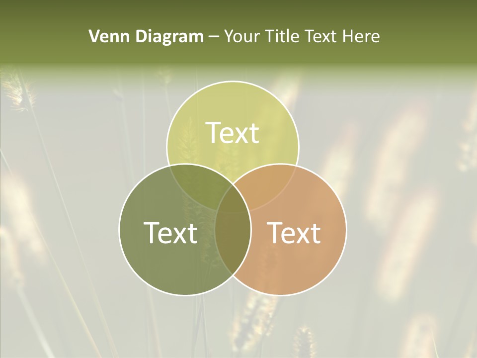 Light Calendar Grass PowerPoint Template