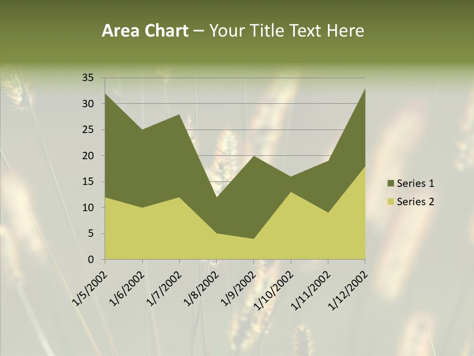 Light Calendar Grass PowerPoint Template