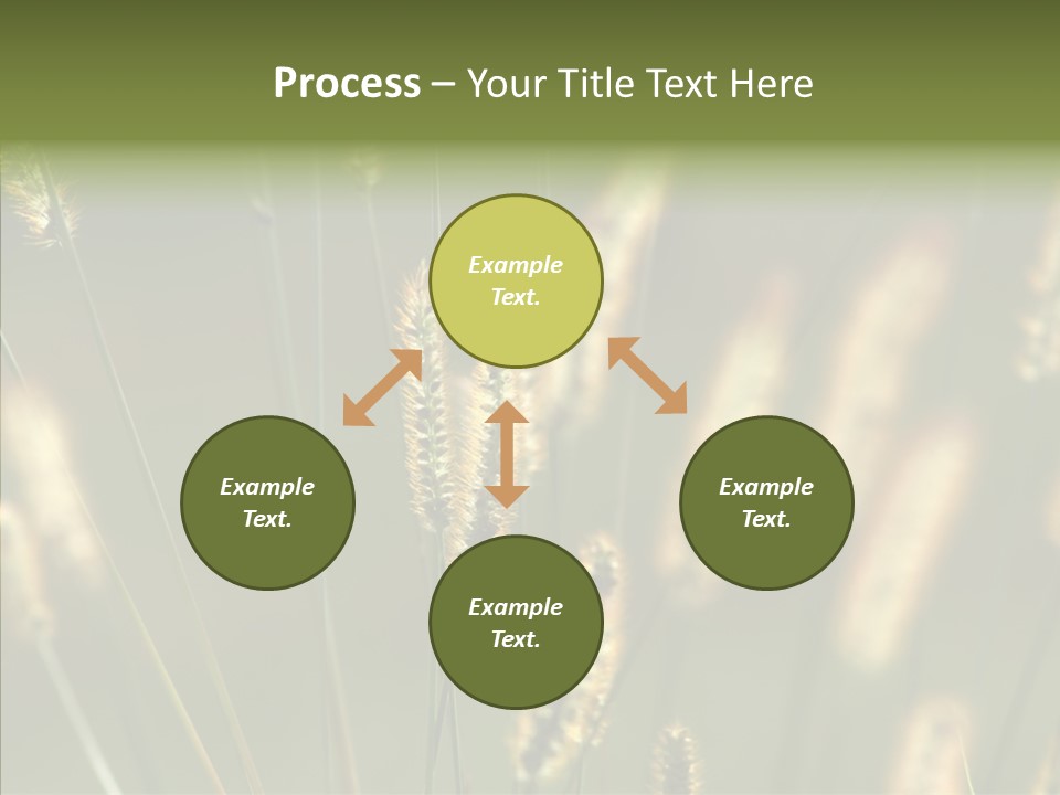 Light Calendar Grass PowerPoint Template