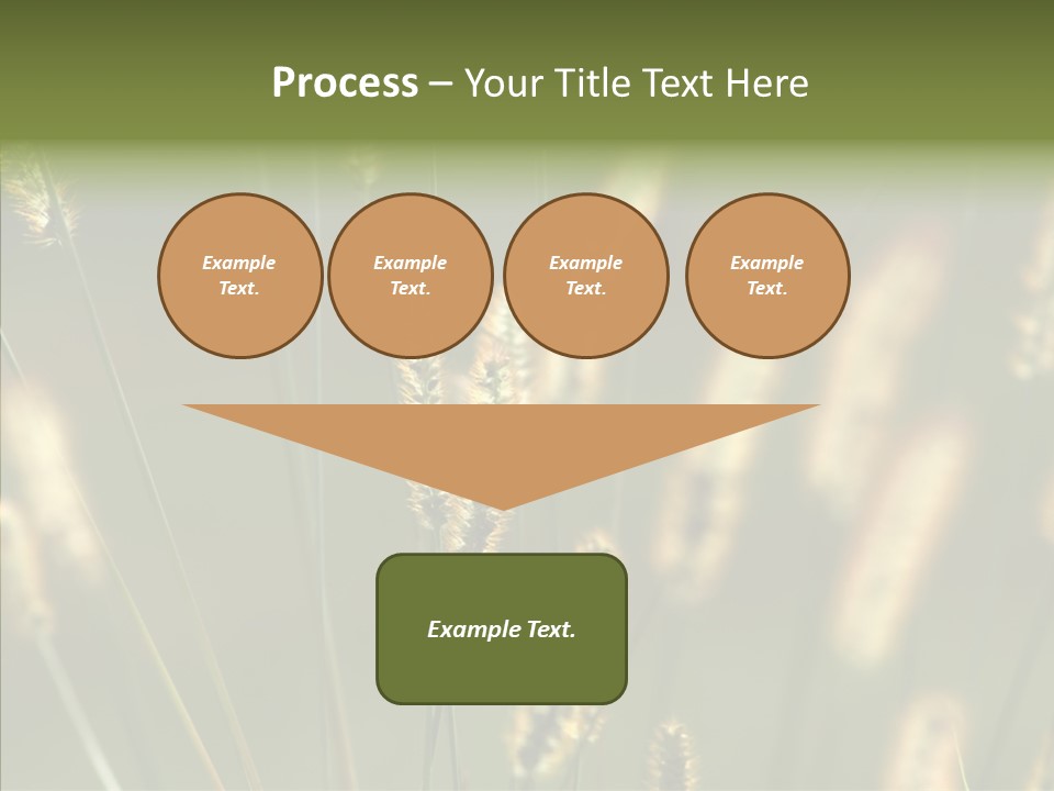Light Calendar Grass PowerPoint Template