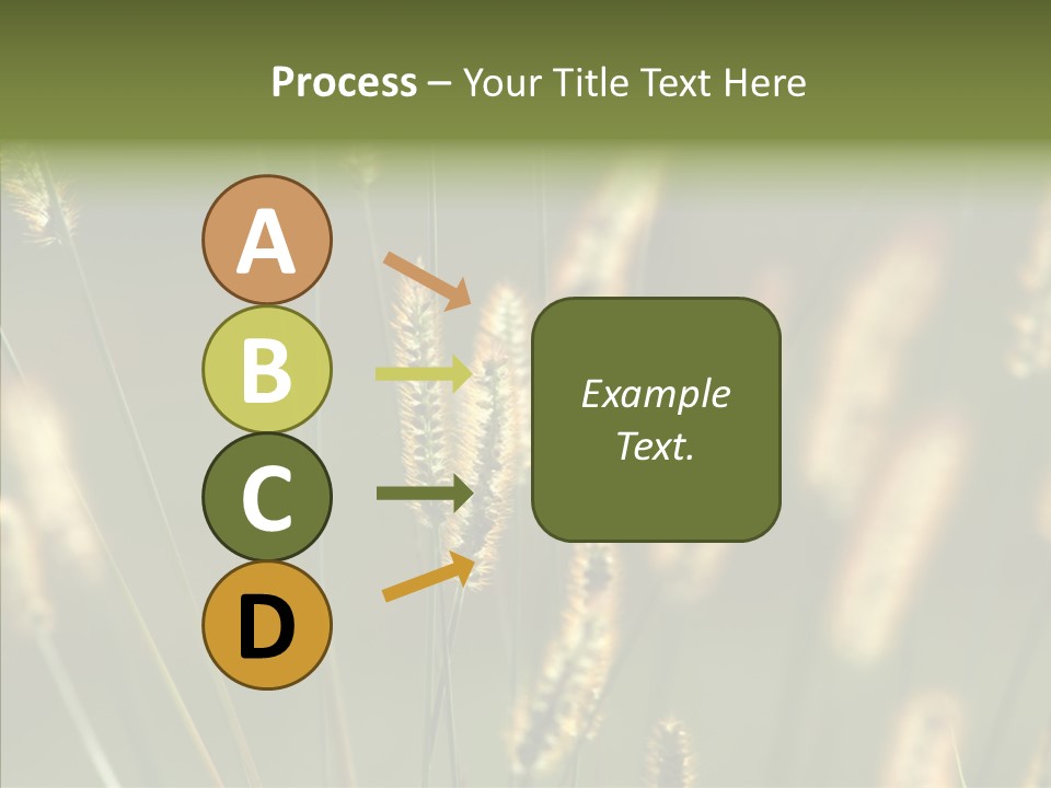 Light Calendar Grass PowerPoint Template