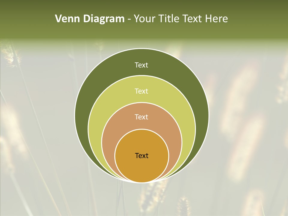 Light Calendar Grass PowerPoint Template