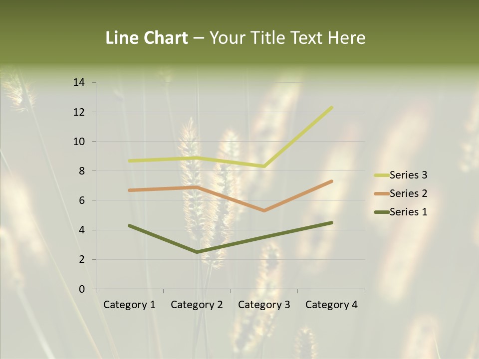 Light Calendar Grass PowerPoint Template
