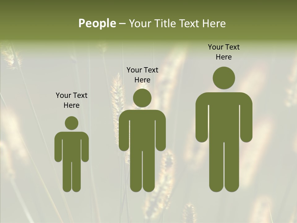 Light Calendar Grass PowerPoint Template