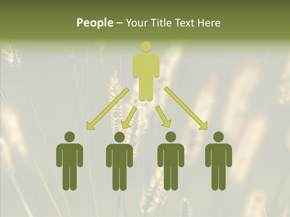 Light Calendar Grass PowerPoint Template