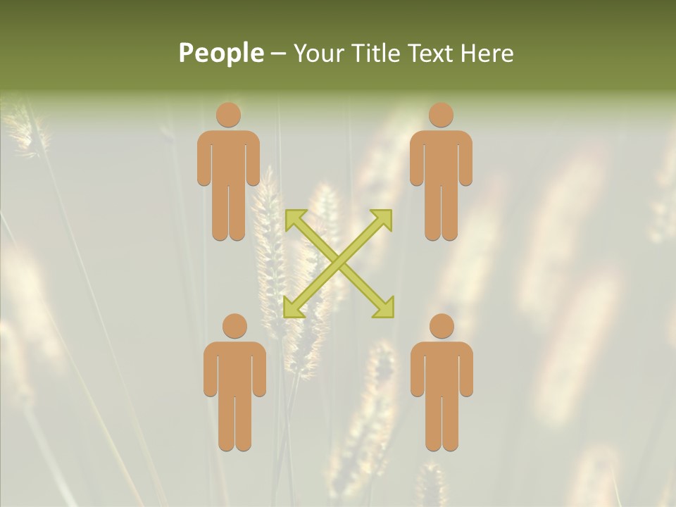 Light Calendar Grass PowerPoint Template