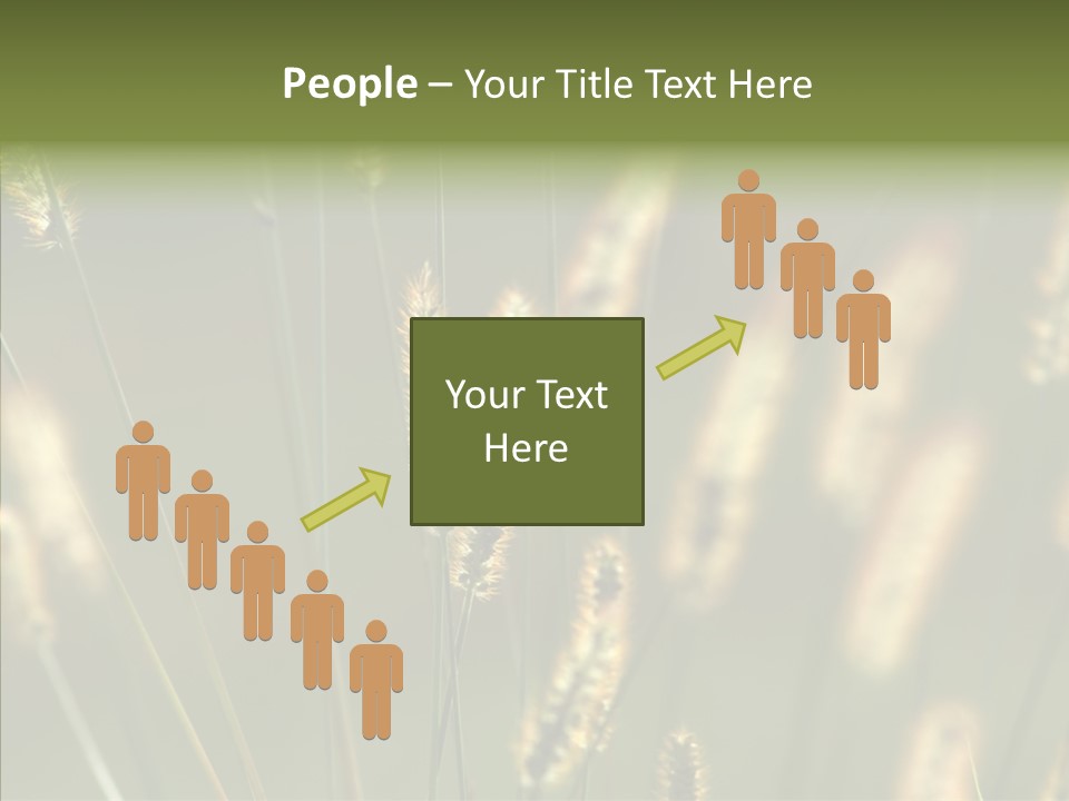 Light Calendar Grass PowerPoint Template