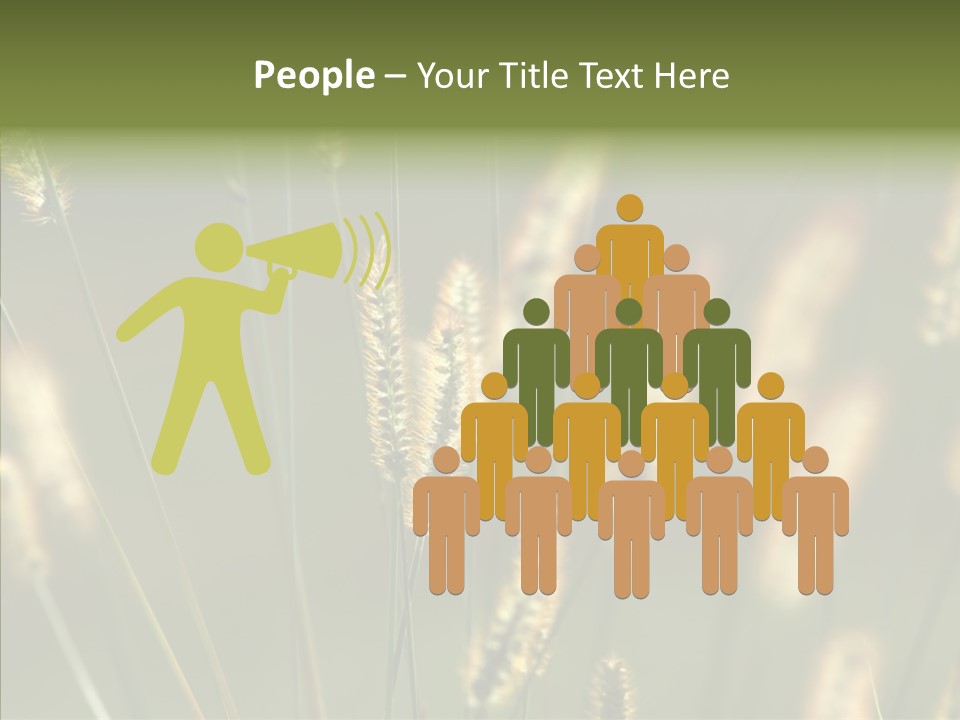 Light Calendar Grass PowerPoint Template