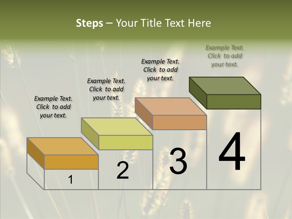 Light Calendar Grass PowerPoint Template