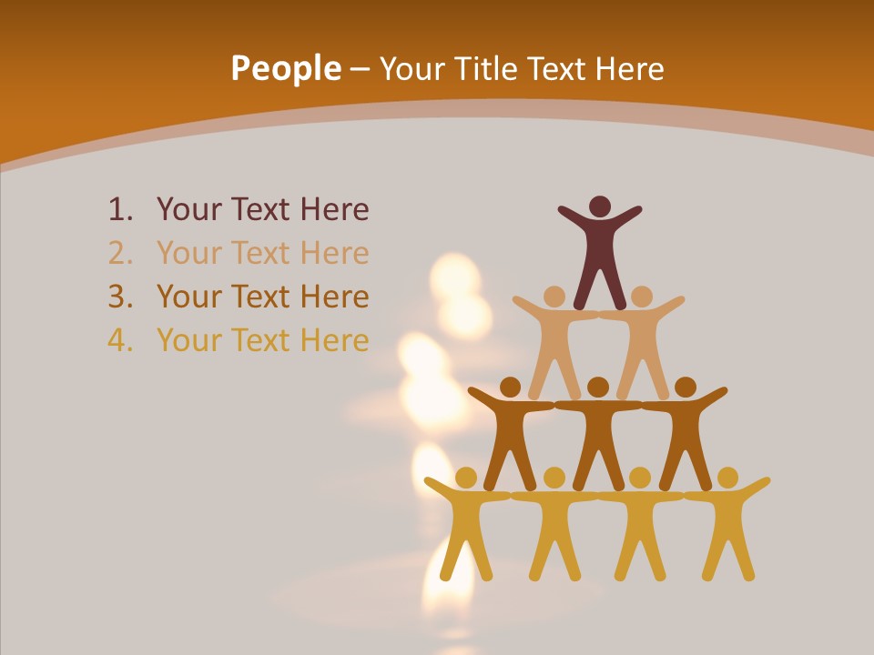 Figure Team Per On PowerPoint Template