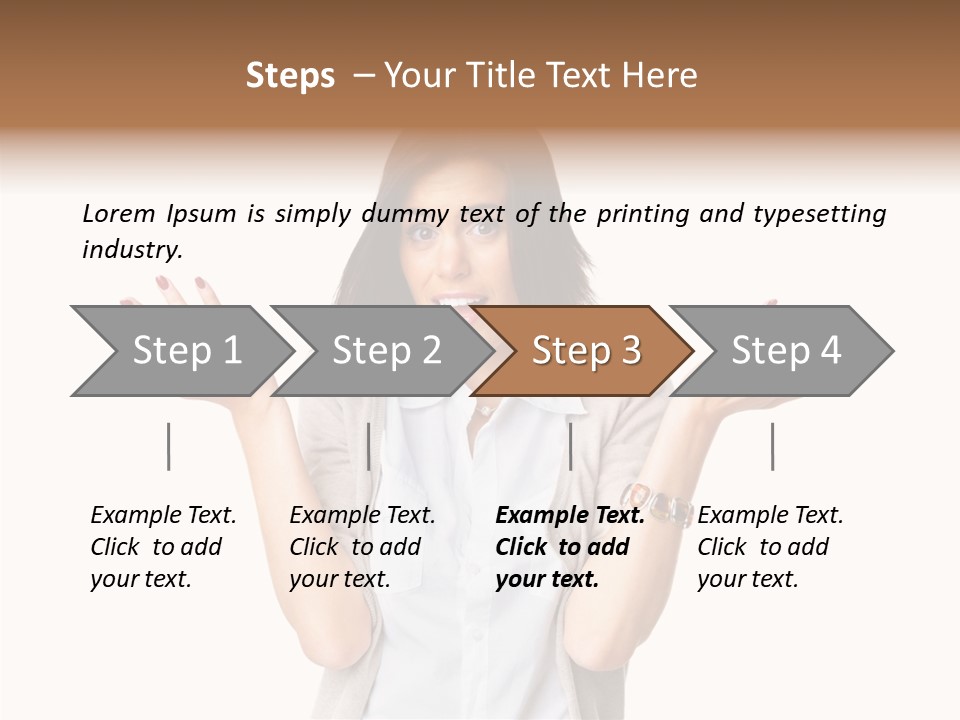 Trategy Per On Table PowerPoint Template