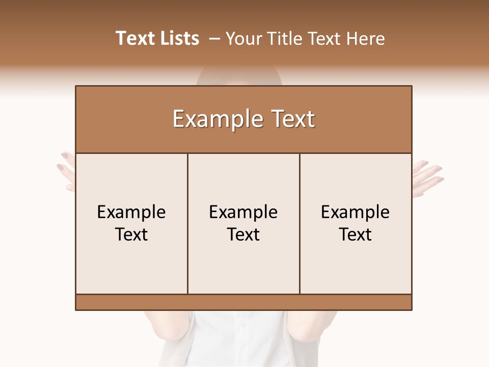 Trategy Per On Table PowerPoint Template
